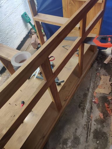 Sideboard being upcycled
